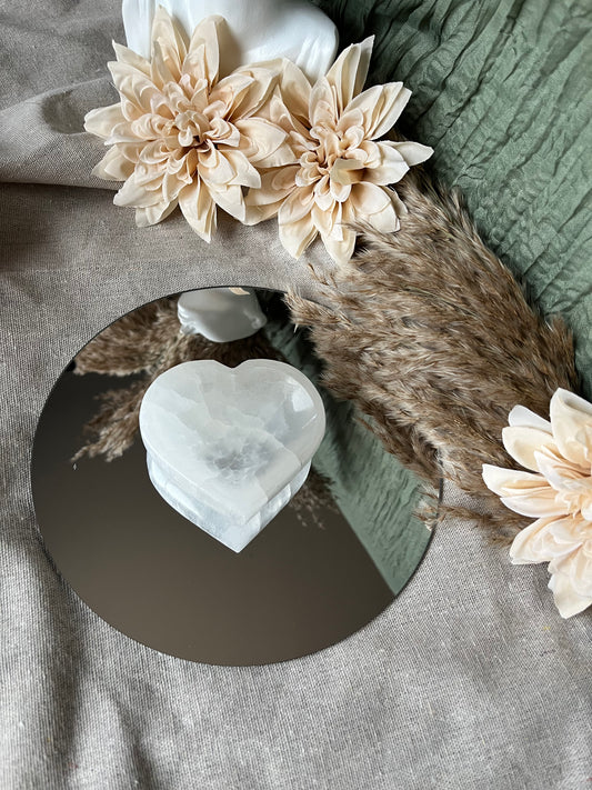 Cuenco de selenita - Corazón de luz