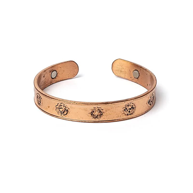 Bracelet en cuivre - Chakras