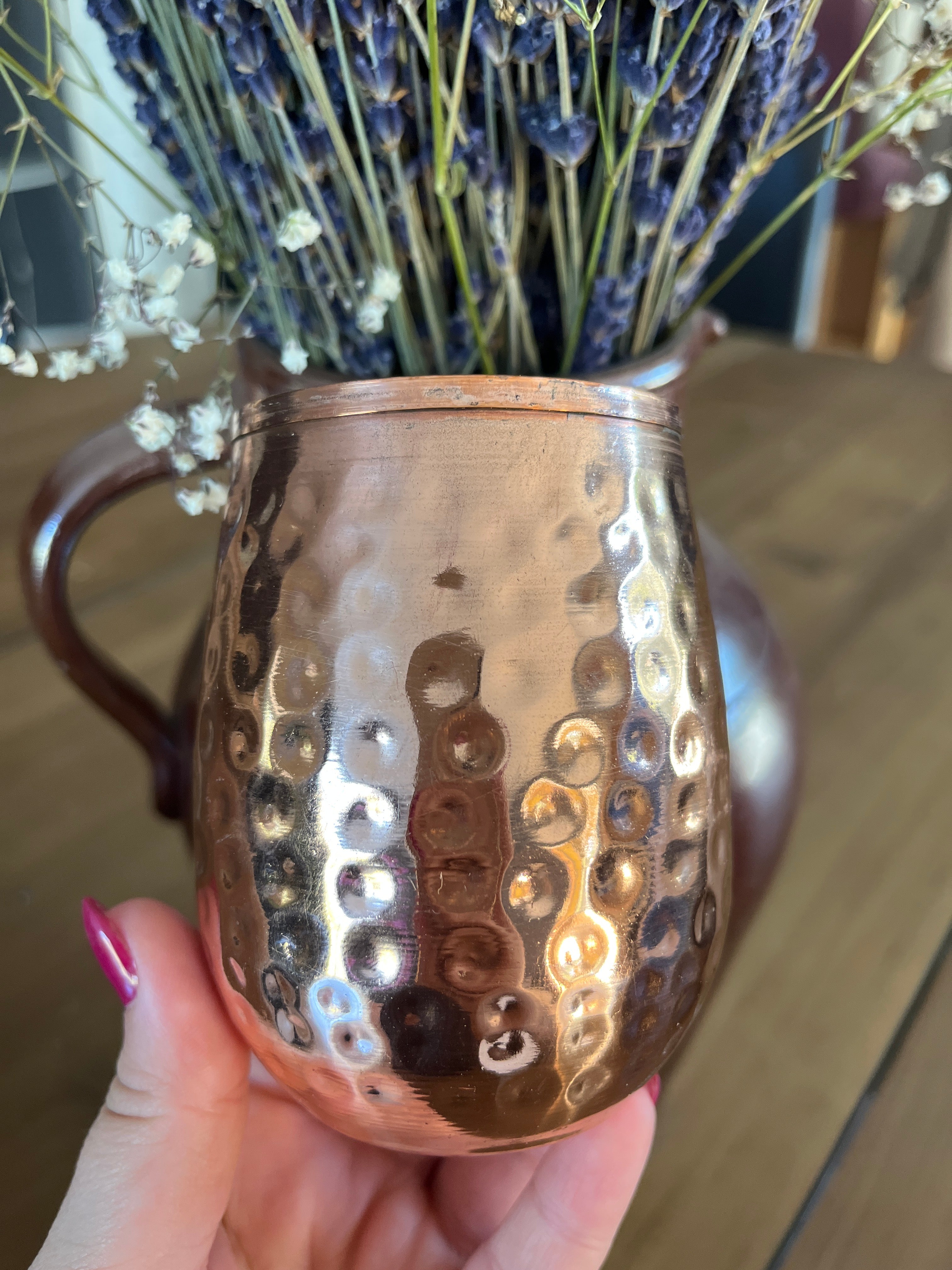 Gobelet en cuivre - Matelés