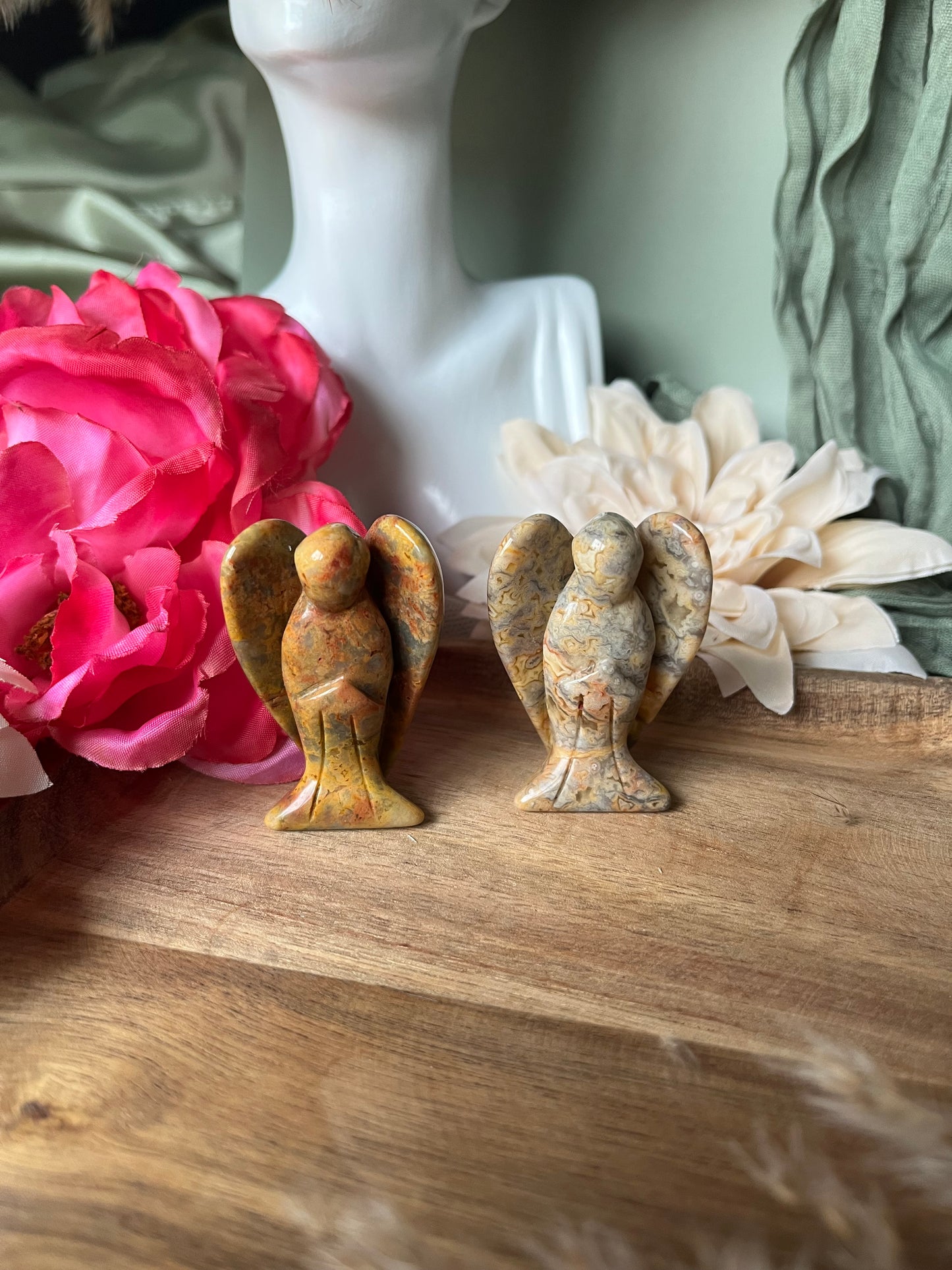 Ange - JOIE - PROTECTION -ÉQUILIBRE ÉMOTIONNEL - Agate Crazy Lace