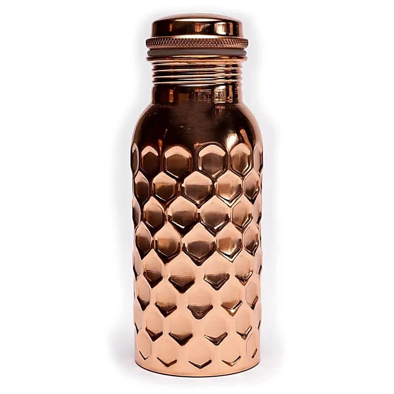 Bouteille en cuivre Martelée