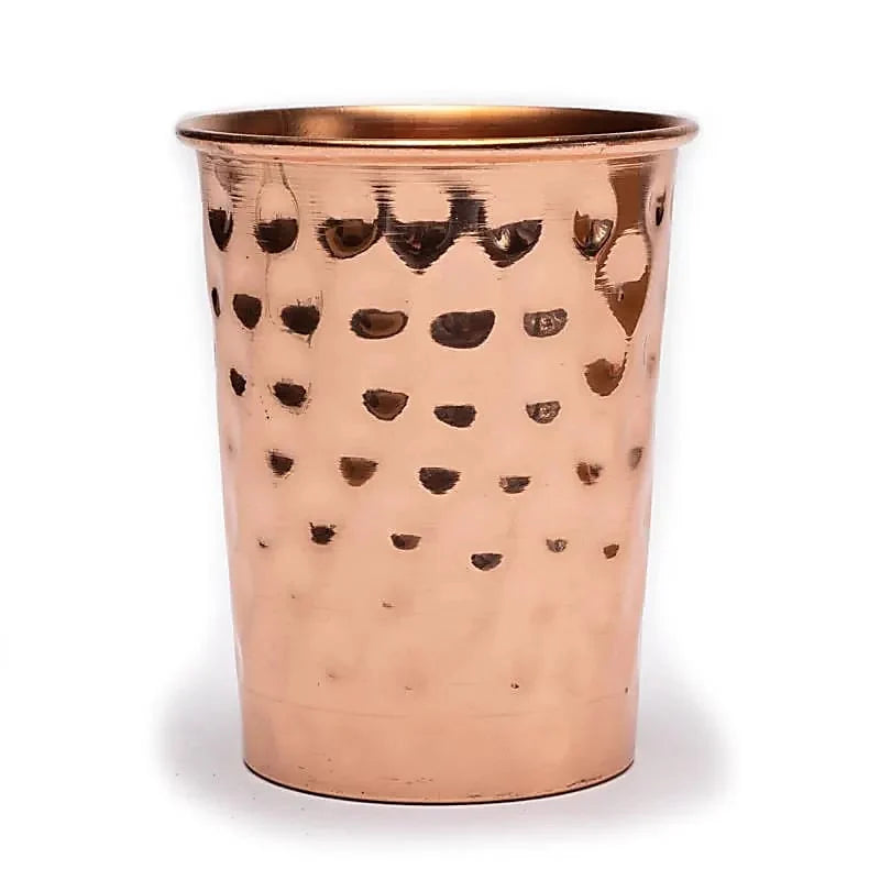 Verre en cuivre Martelés
