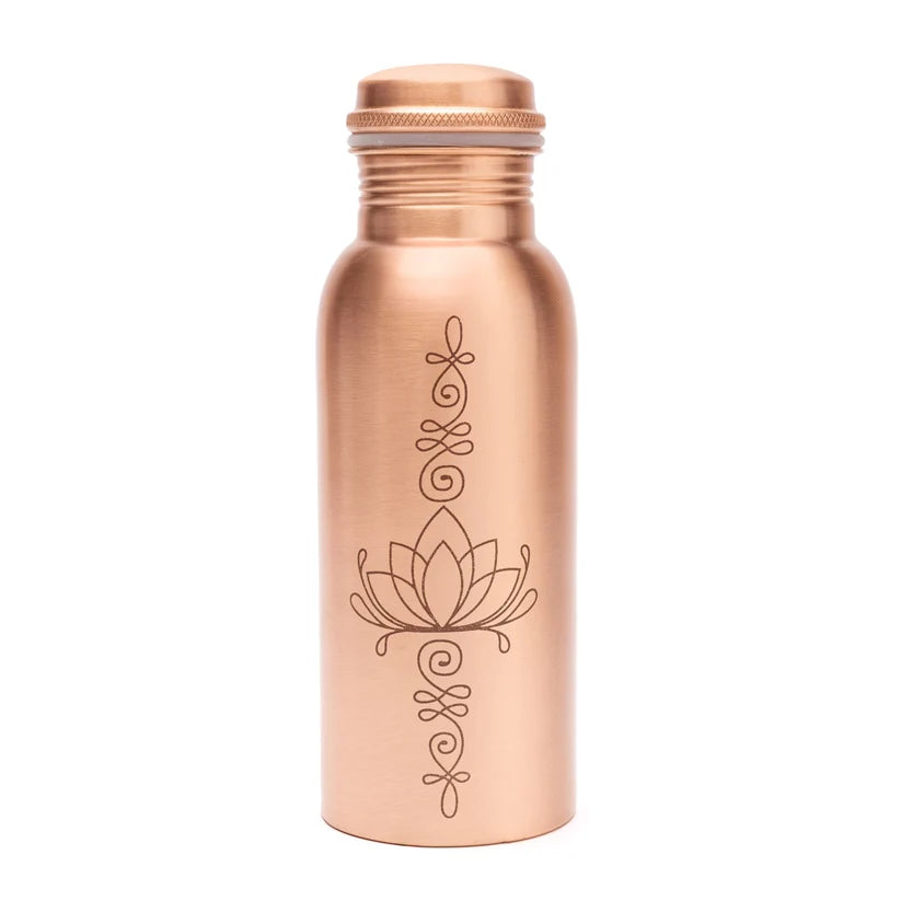 Bouteille en cuivre - Lotus