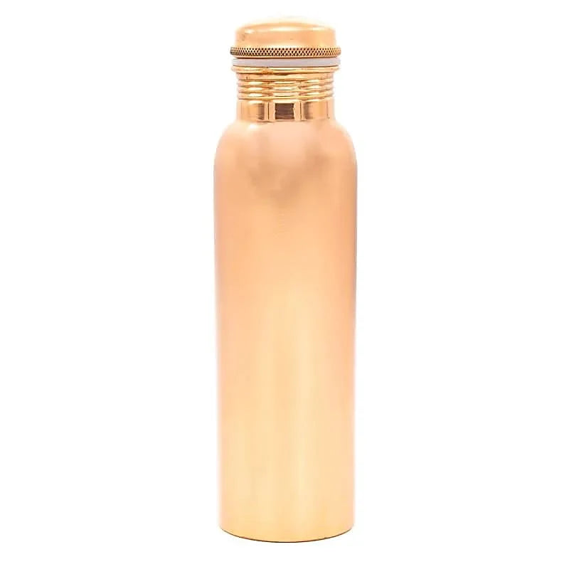 Bouteille en cuivre polie