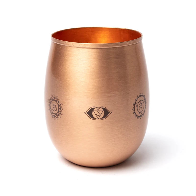 Gobelet en cuivre - 7 chakras