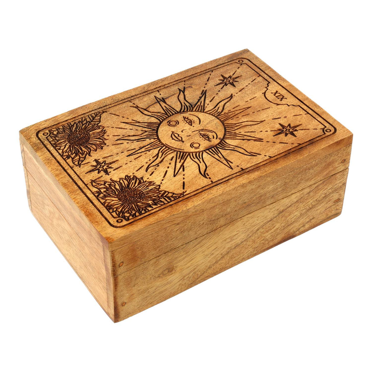 Boîte en bois Tarot - Le Soleil