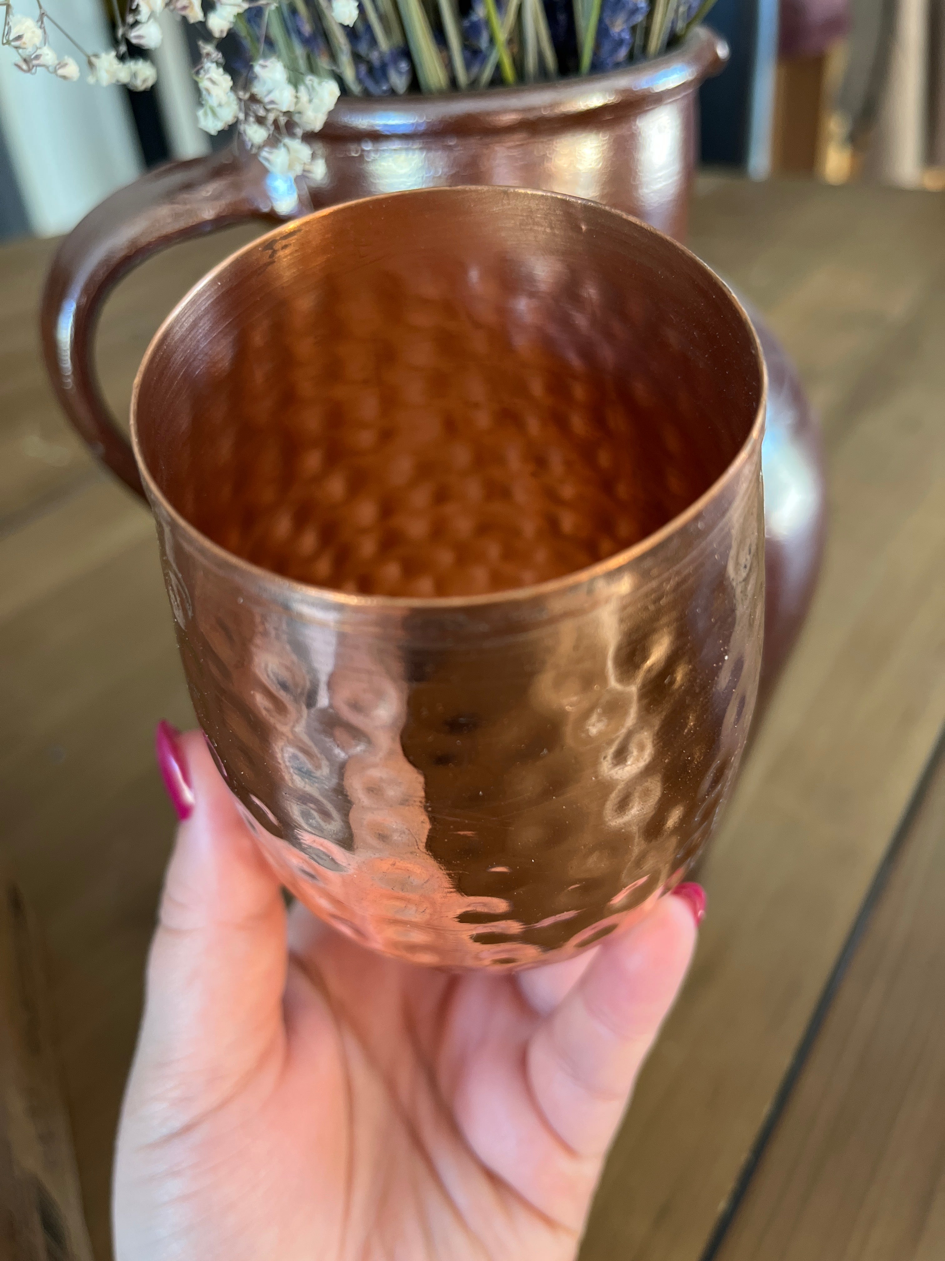 Gobelet en cuivre - Matelés