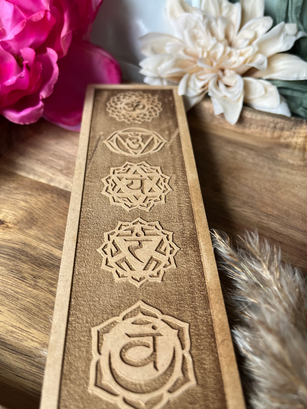 Plaque en bois - 7 CHAKRAS