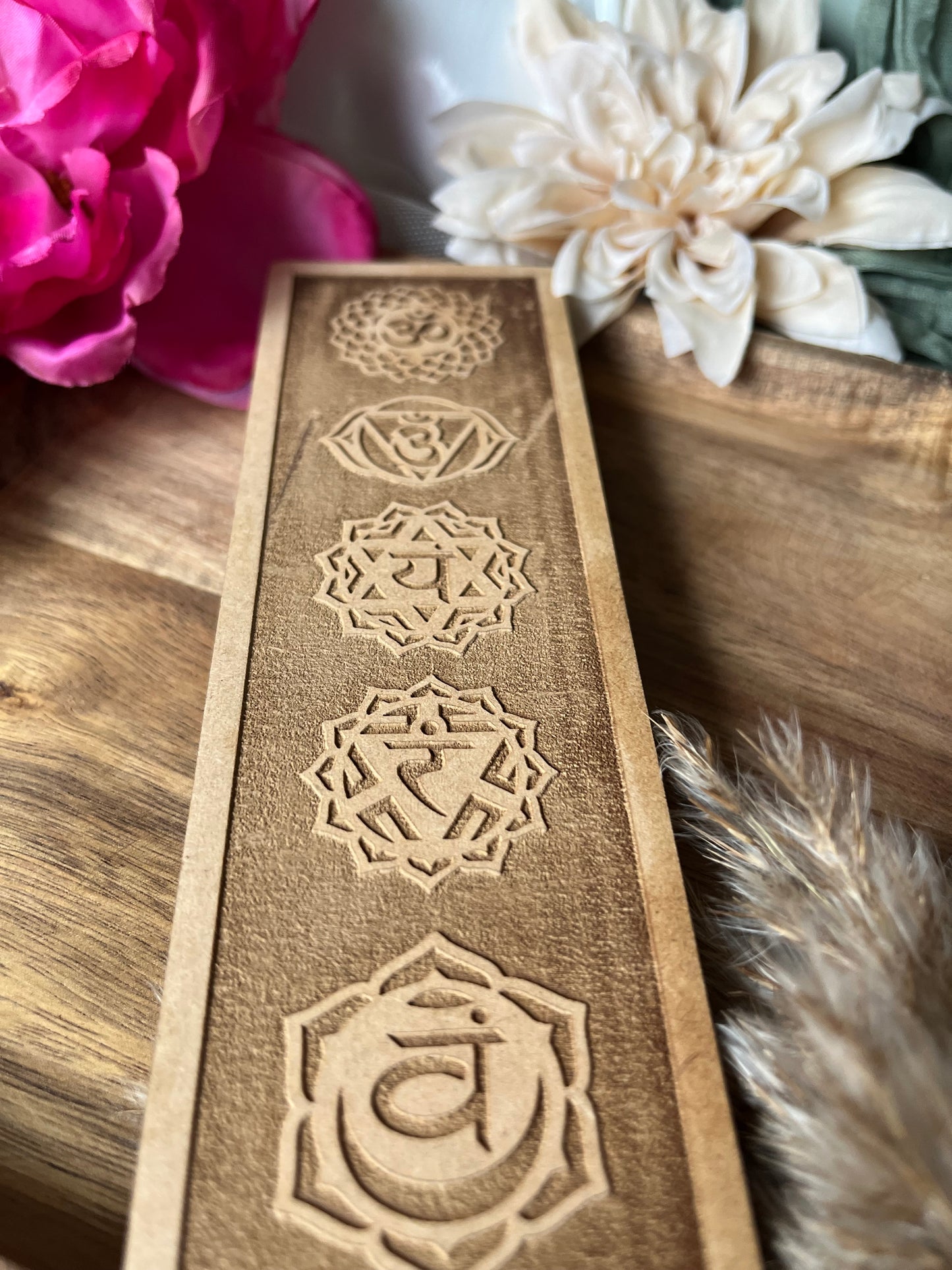 Plaque en bois - 7 CHAKRAS