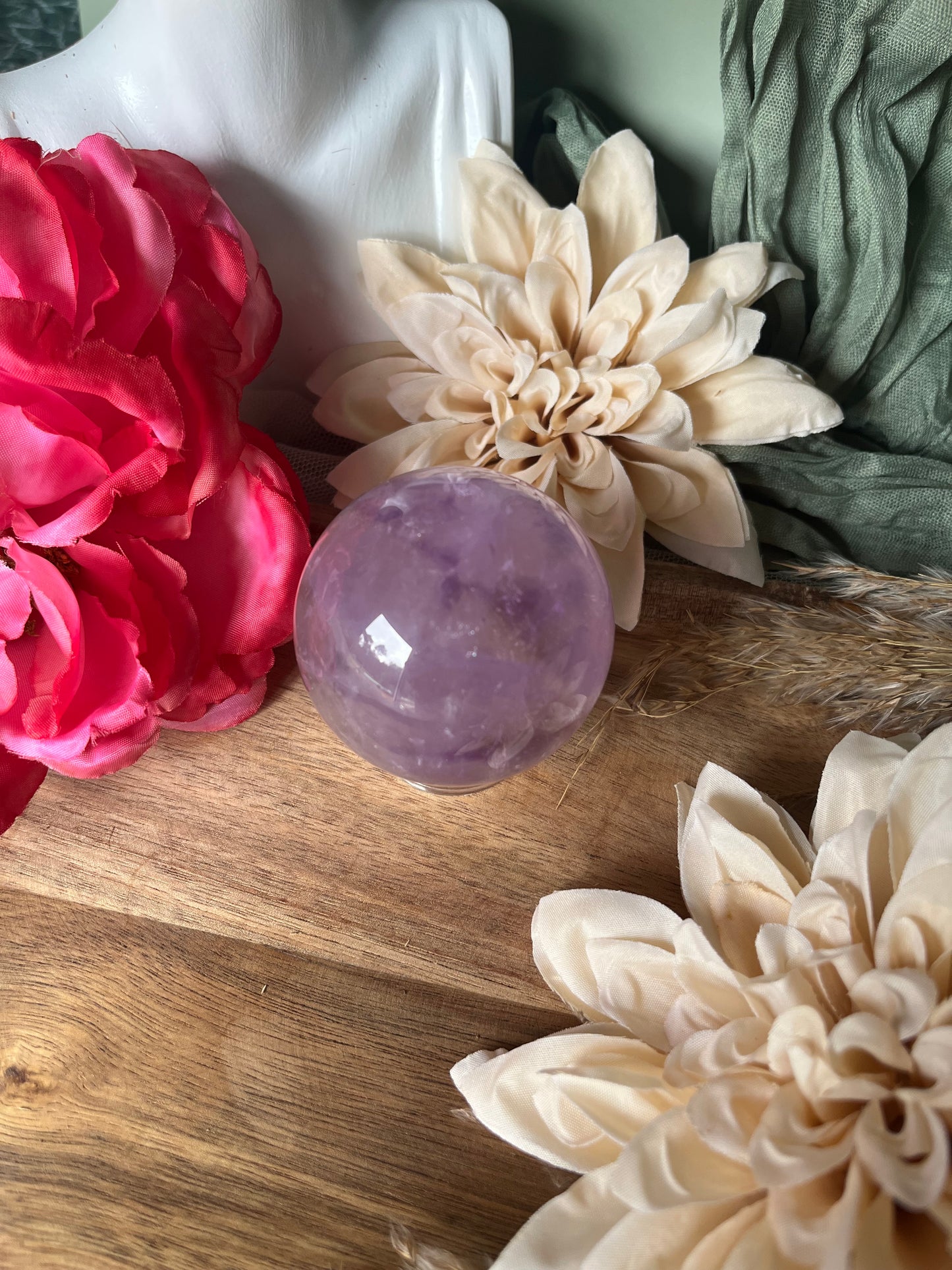 Sphère - APAISEMENT - INTUITION - DOUCEUR - Améthyste Lavande