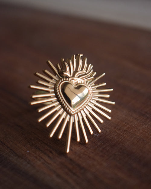 Bague Sacré-Coeur - ex-voto