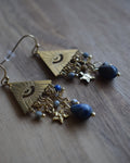 Boucles d'oreilles intuition - lapis-lazuli