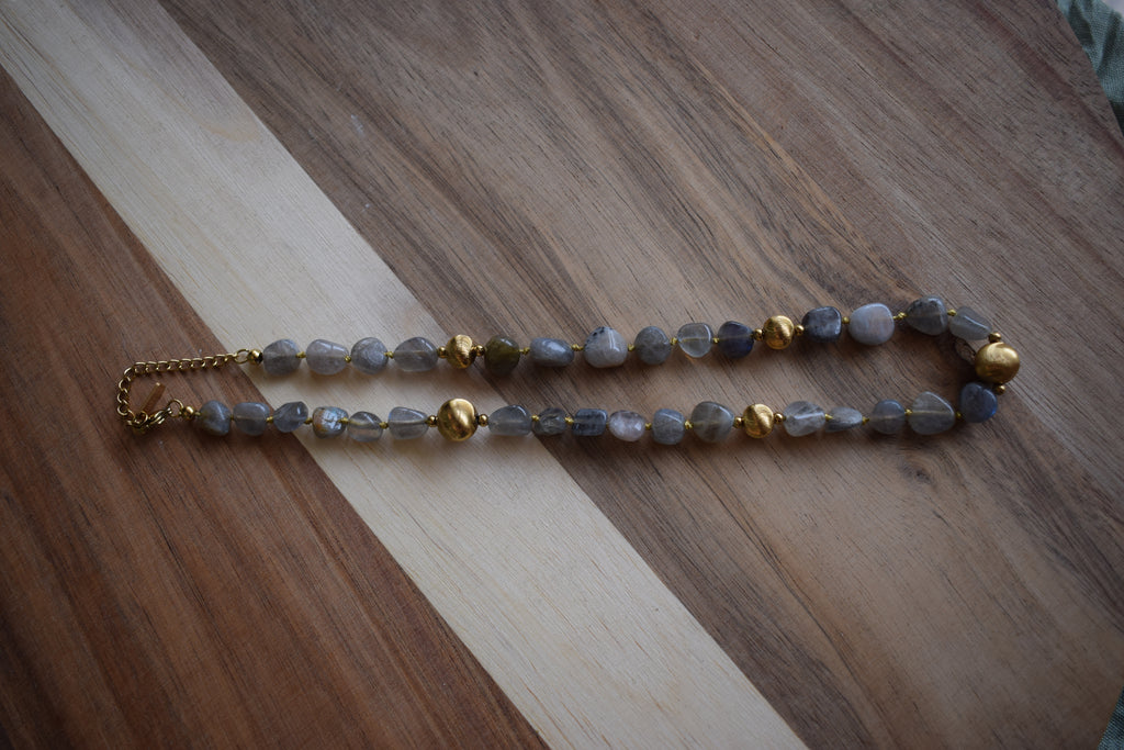 Collier protection douce - Labradorite