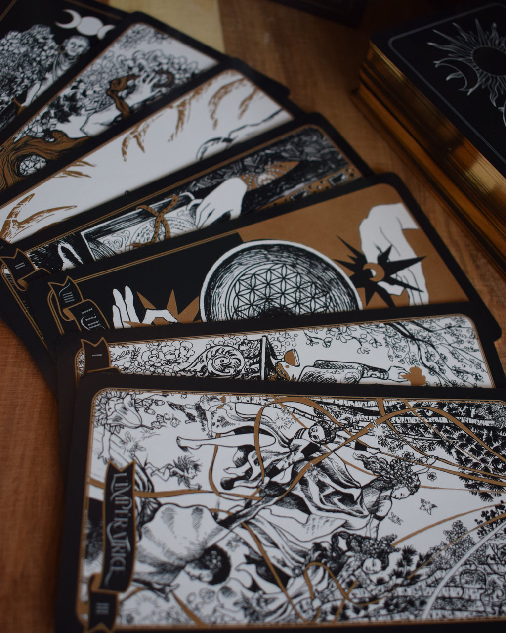 TAROT DE LA SOCIÈRE ET DE LA ROUE DE L'ANNÉE