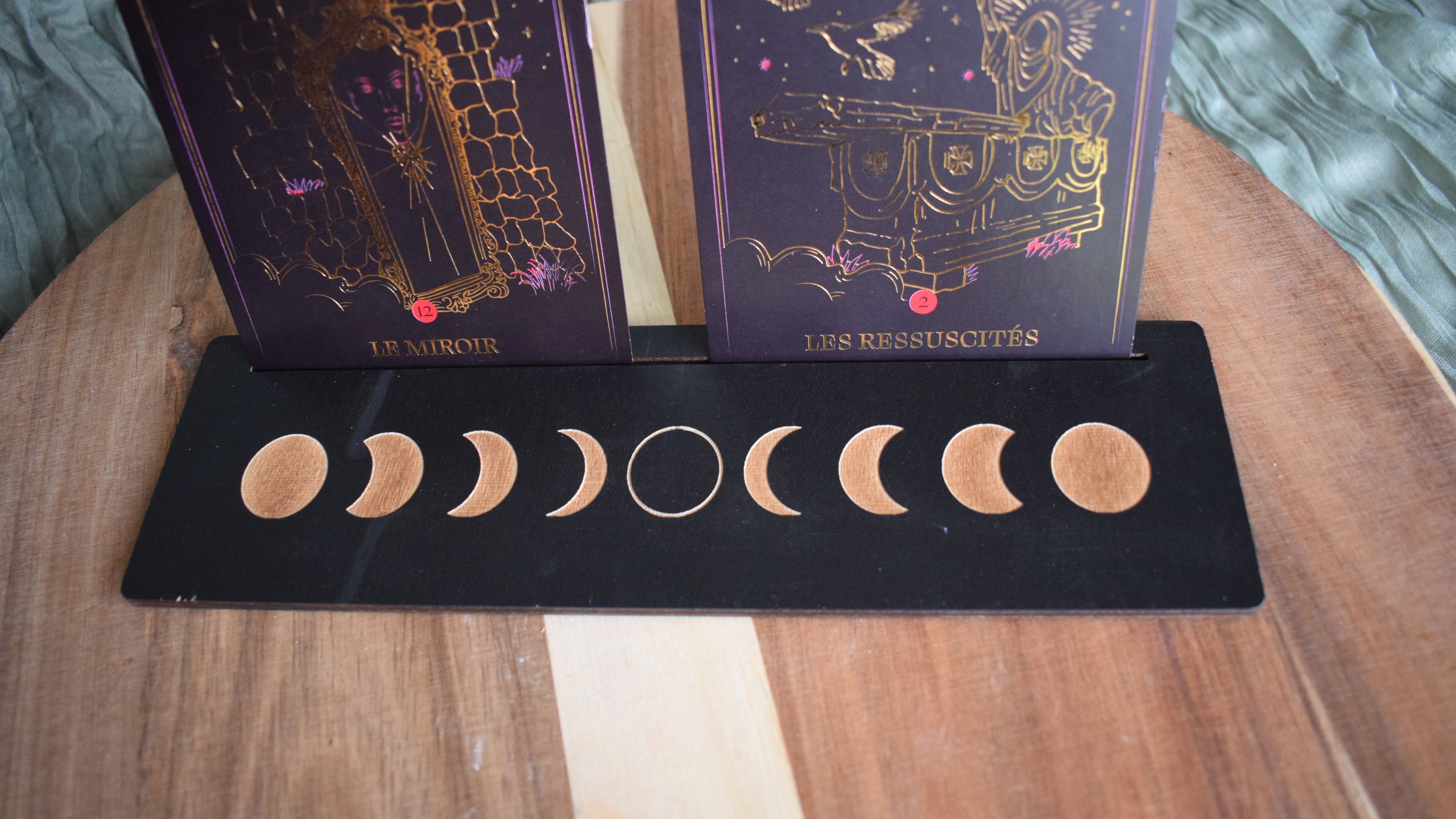 Support de  carte - Phases lunaires