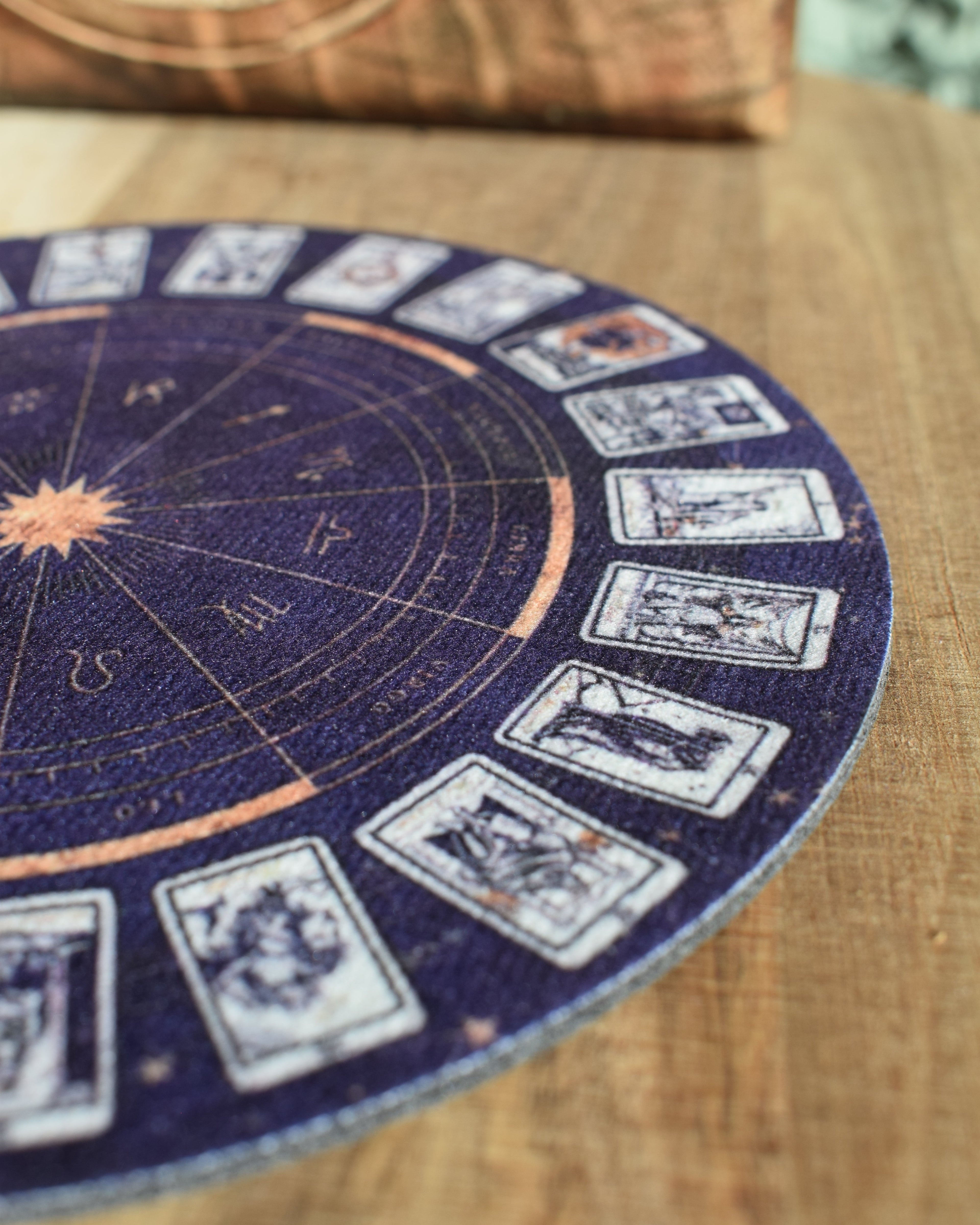 Tapis de pendule - Tarot & signes astrologique