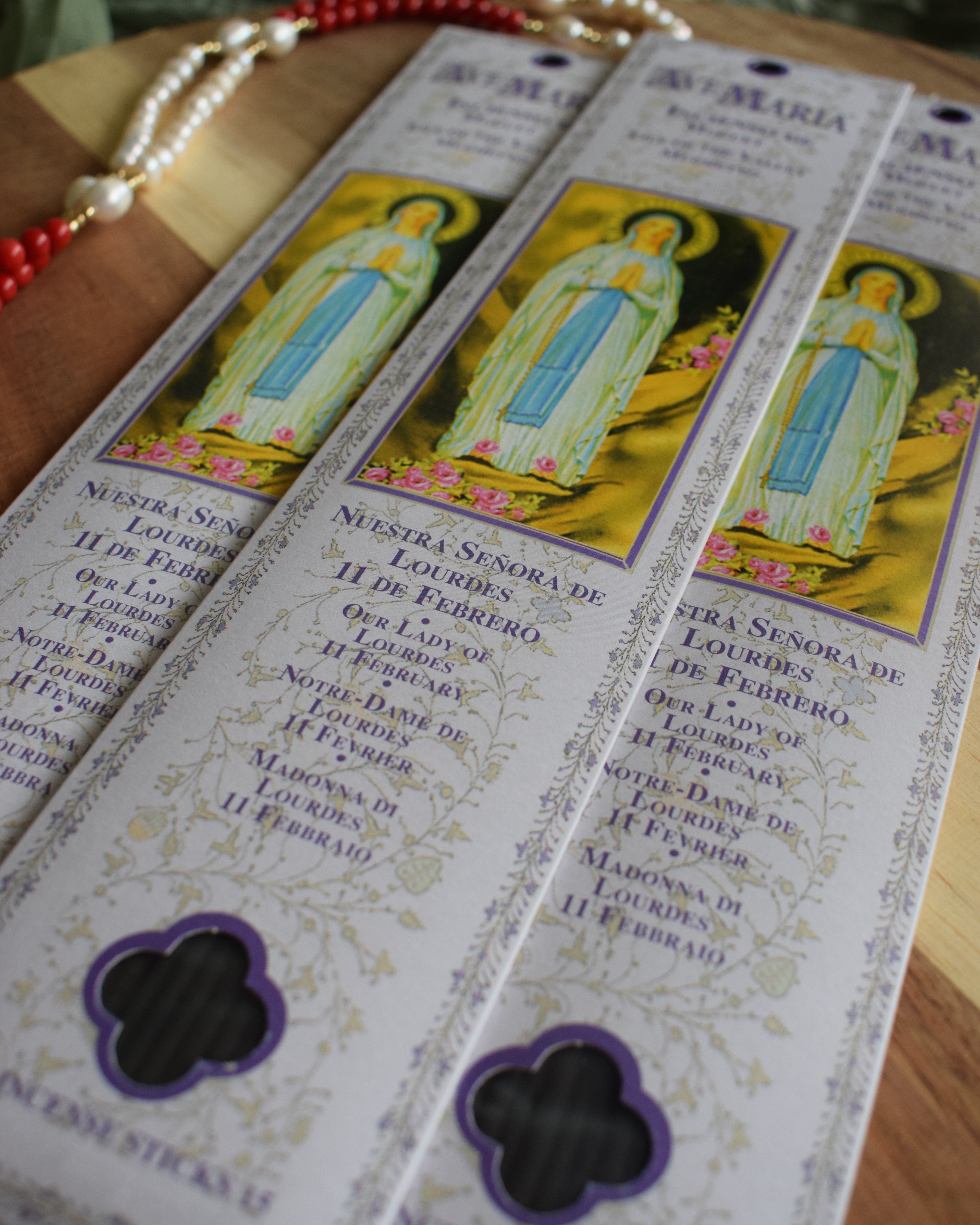Notre-Dame de Lourdes - encens bâtons