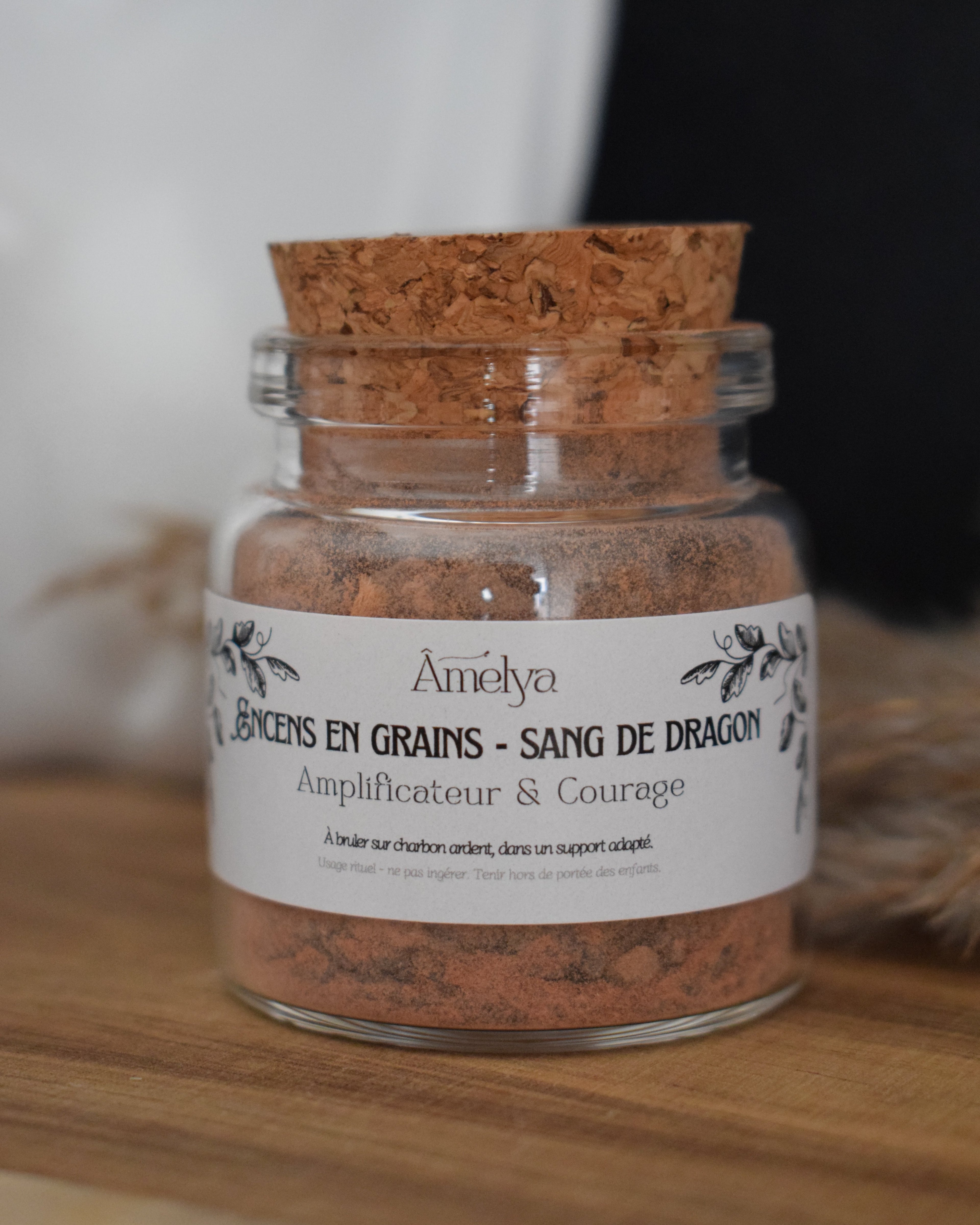 Sang de dragon - Amplificateur & Courage - Encens en grains