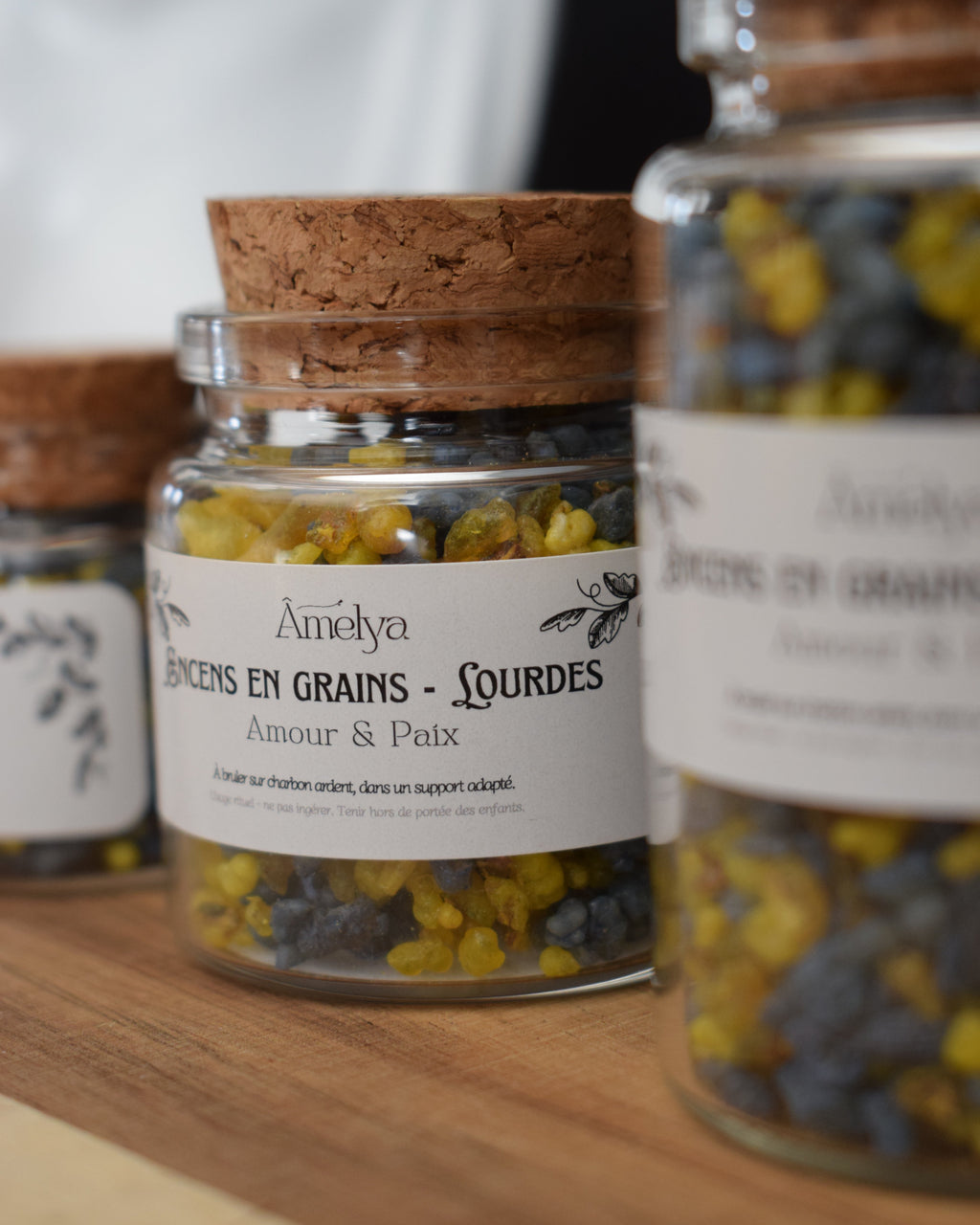 Lourdes - Amour & Paix - Encens en grains