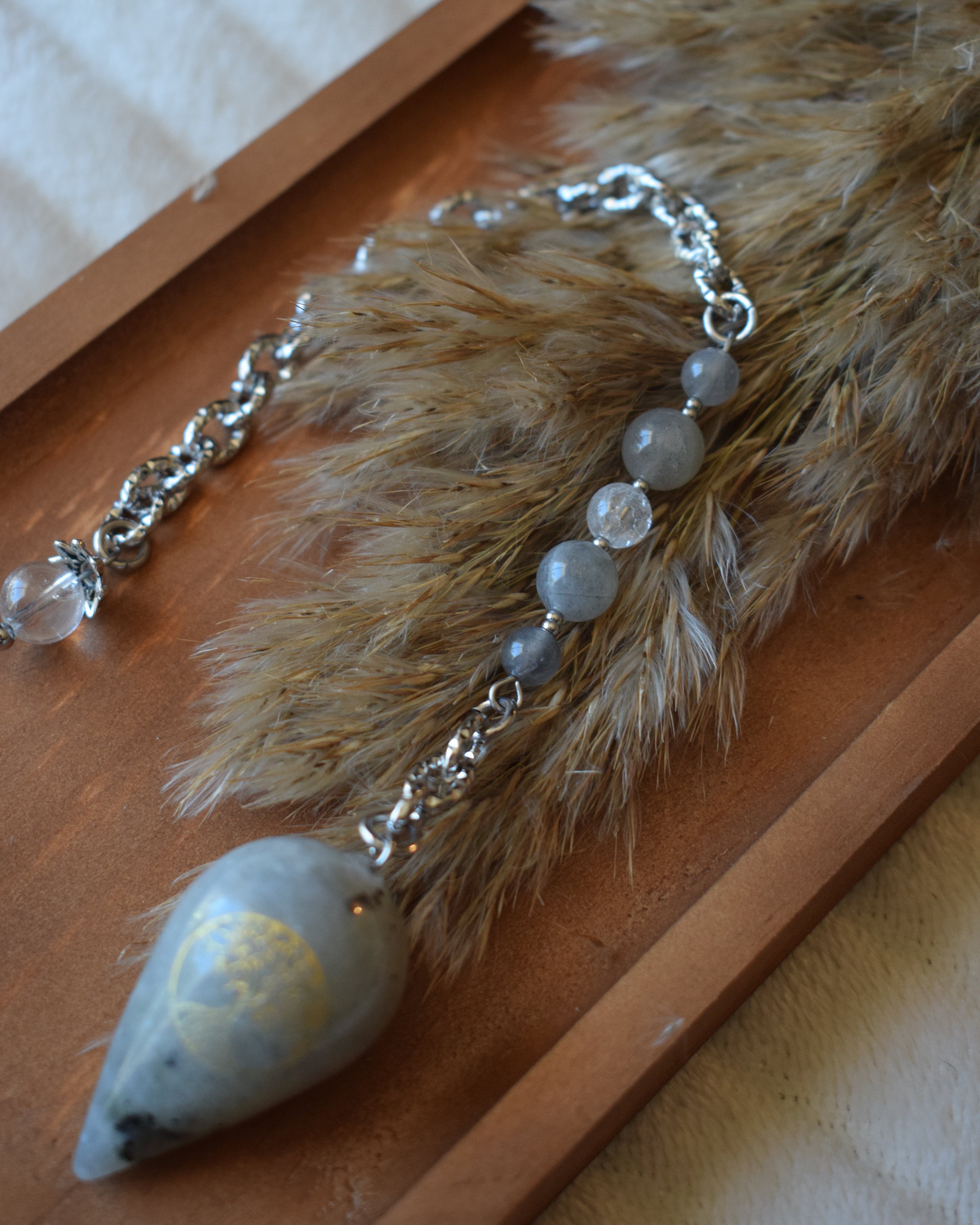 Pendule - Labradorite & Arbre de vie