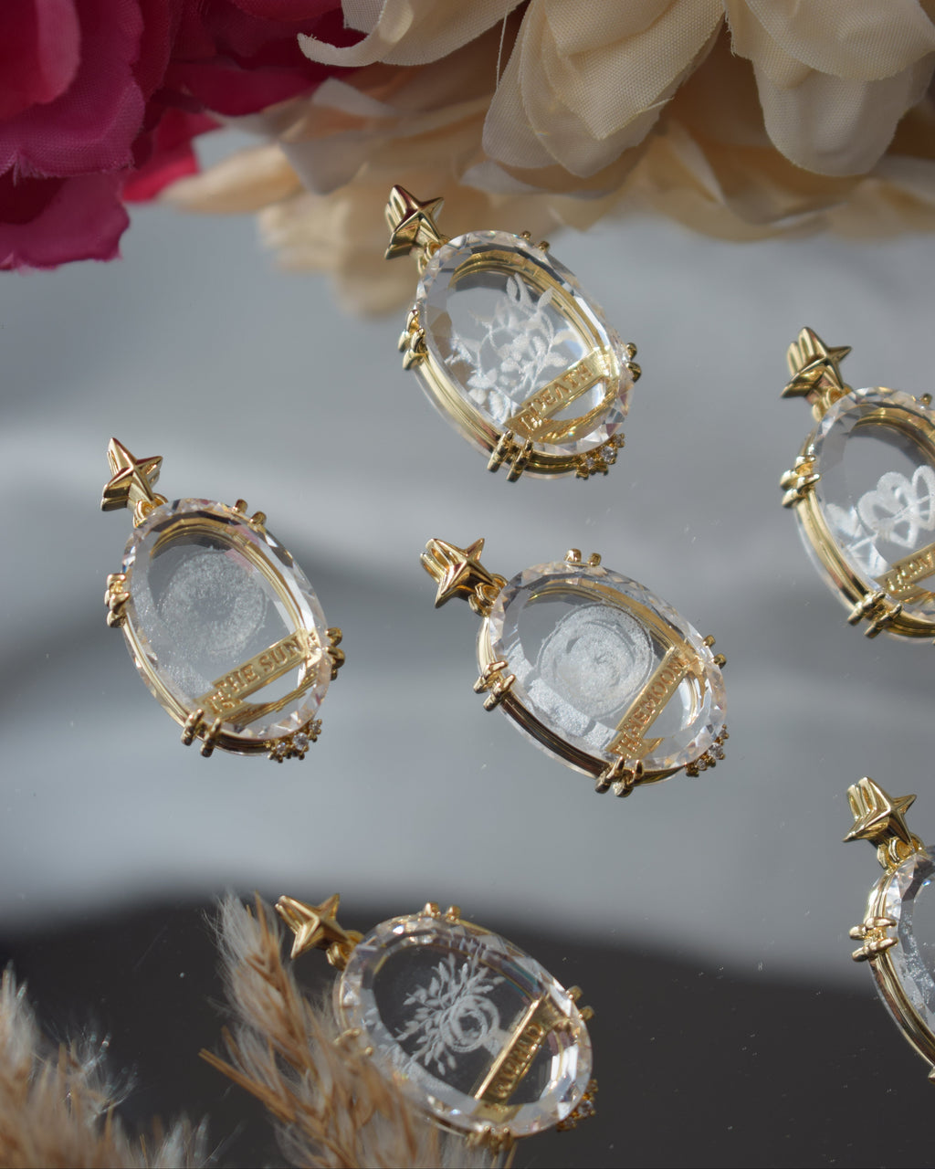 Pendentif "Tarot en Cristal de Roche"