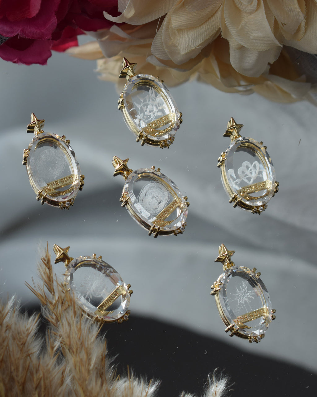 Pendentif "Tarot en Cristal de Roche"