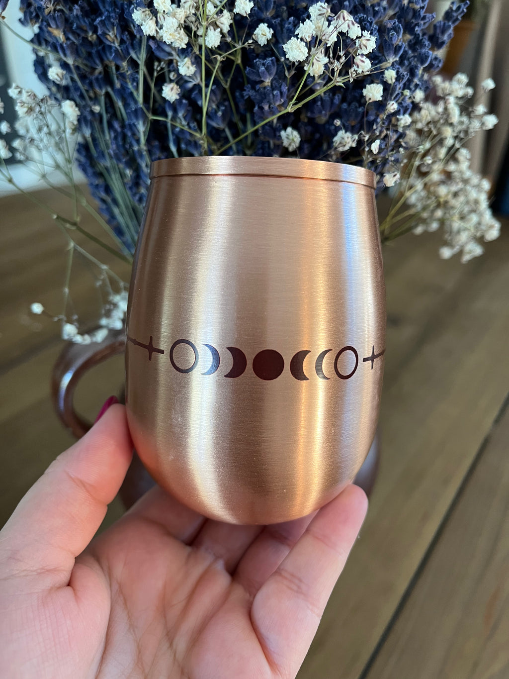 Gobelet en cuivre - Phase lunaire