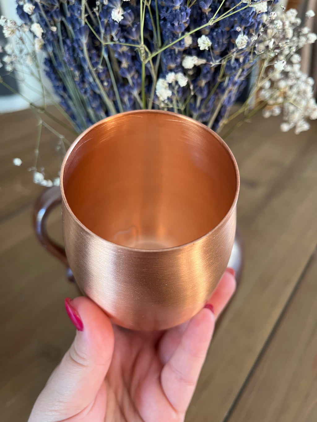 Gobelet en cuivre - Phase lunaire