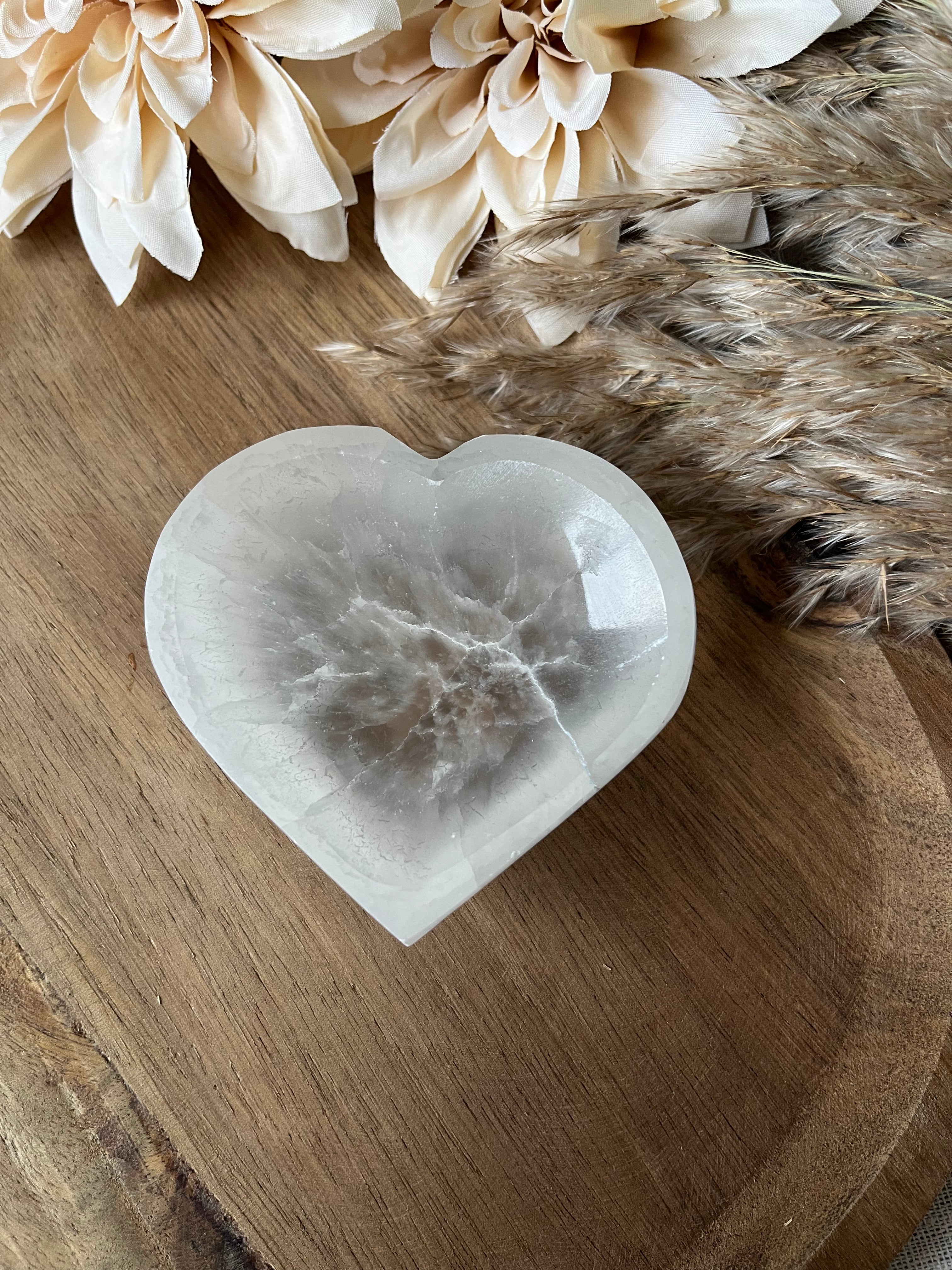 Bol en Sélénite - Coeur de lumière