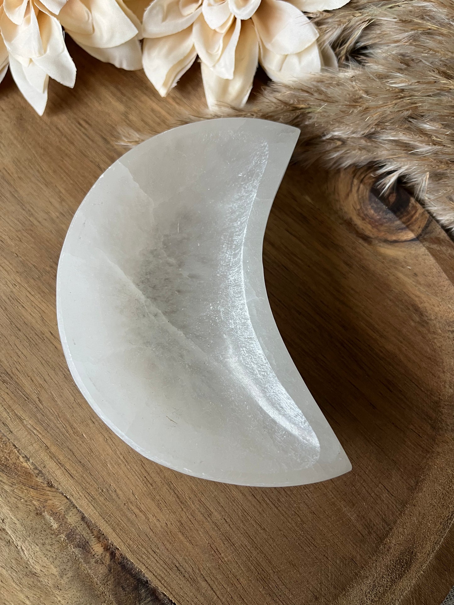 Bol en Sélénite - Lune claire