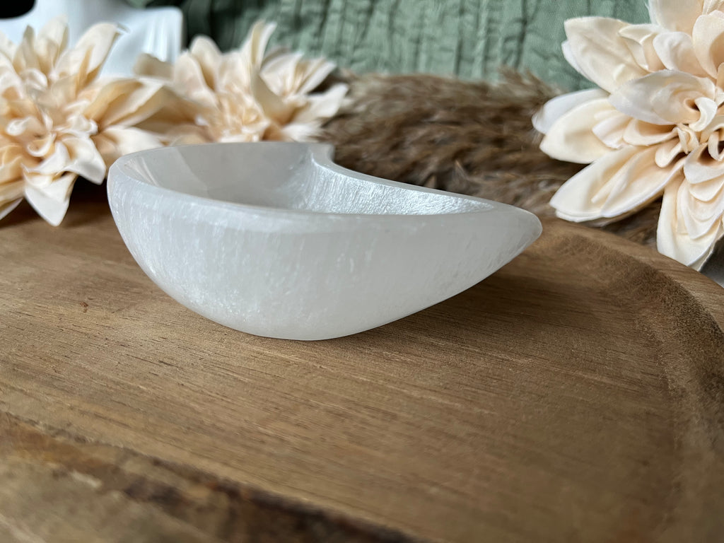 Bol en Sélénite - Lune claire