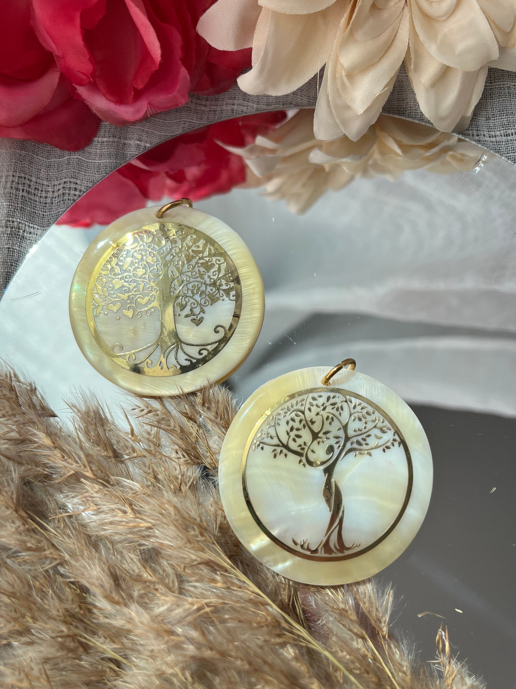 Pendentif Arbre de vie en coquillage