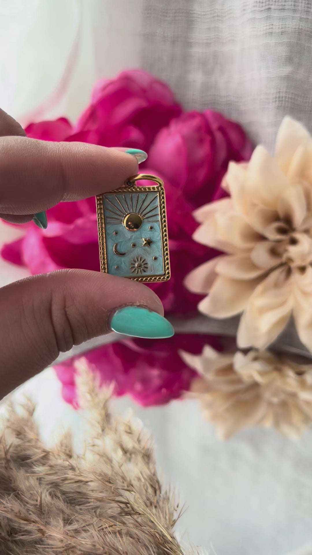 Pendentif carte céleste