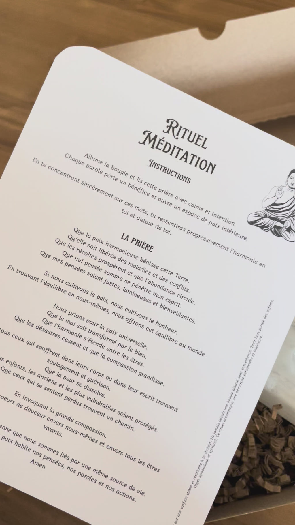 BOX RITUELLE - Paix & Harmonie
