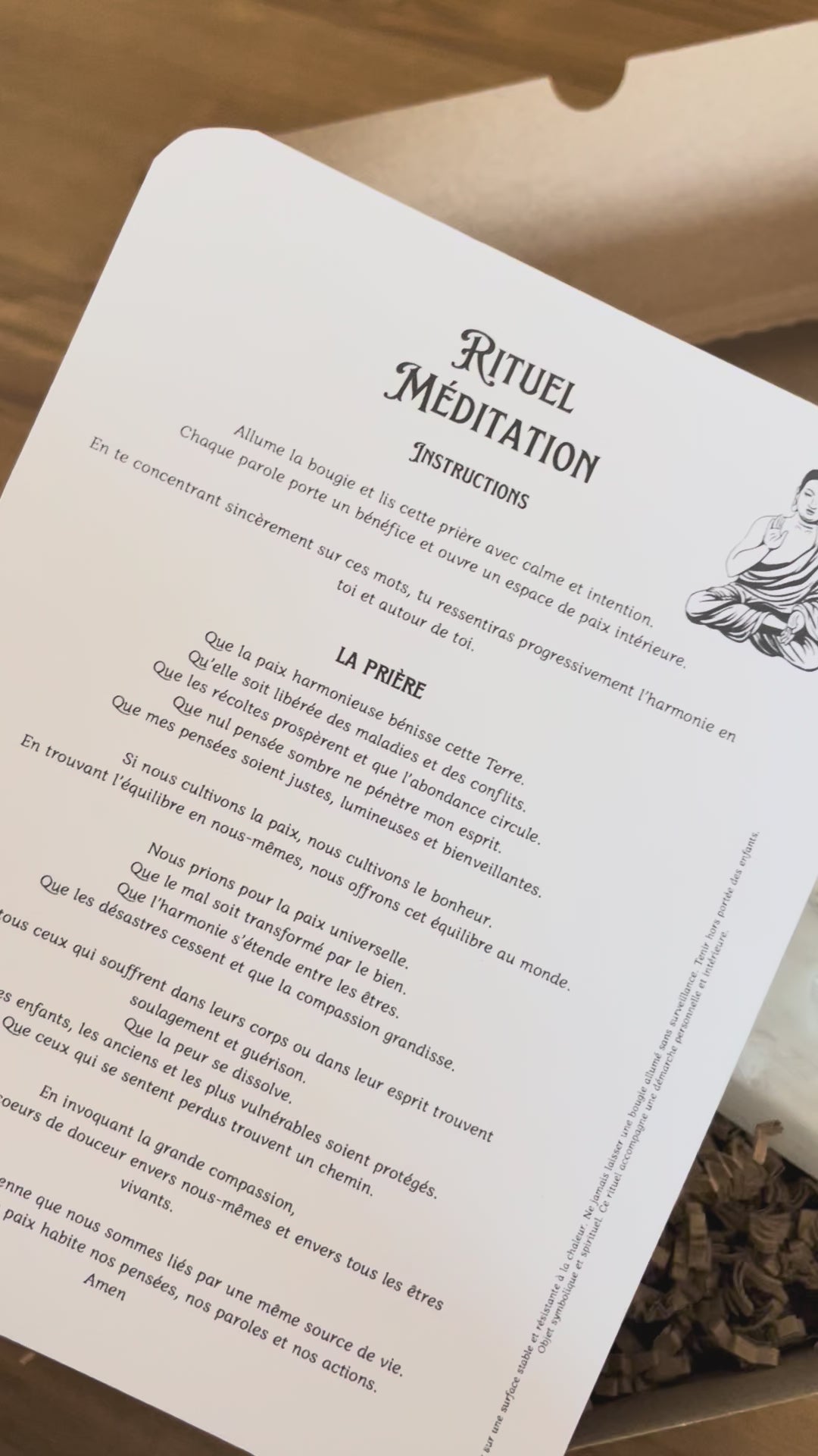 BOX RITUELLE - Paix & Harmonie