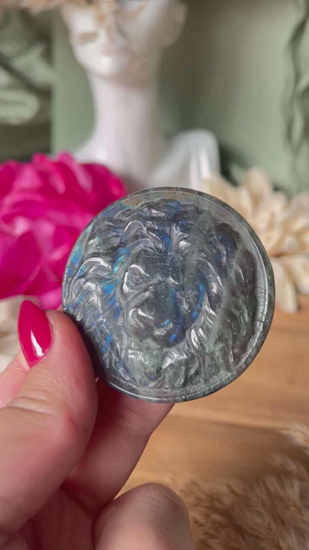 Sculpture en Labradorite