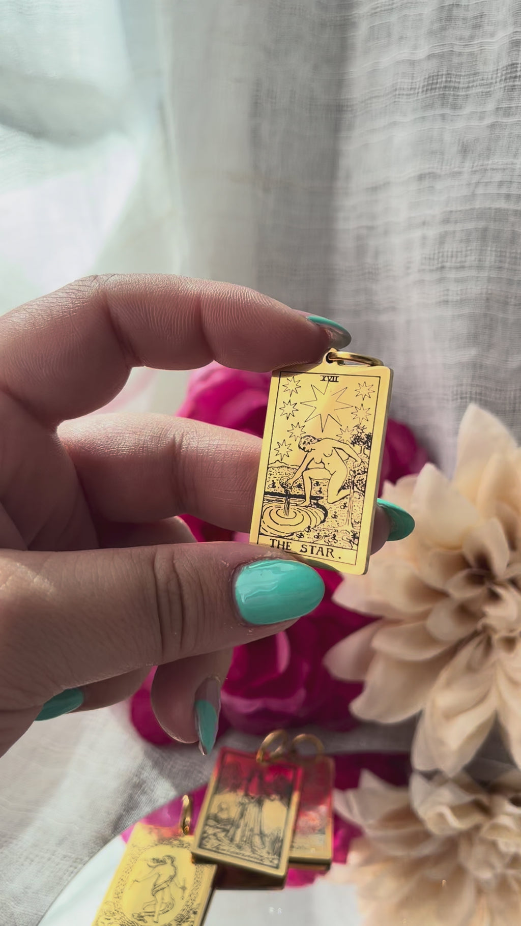 Pendentif - Carte de tarot