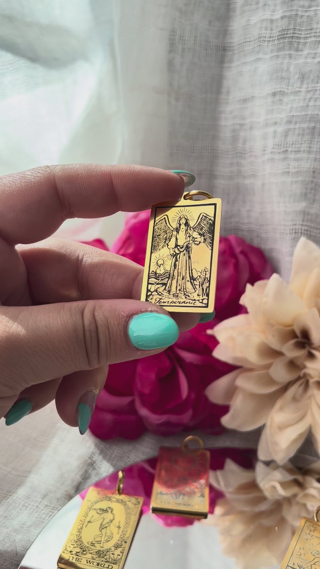 Pendentif - Carte de tarot