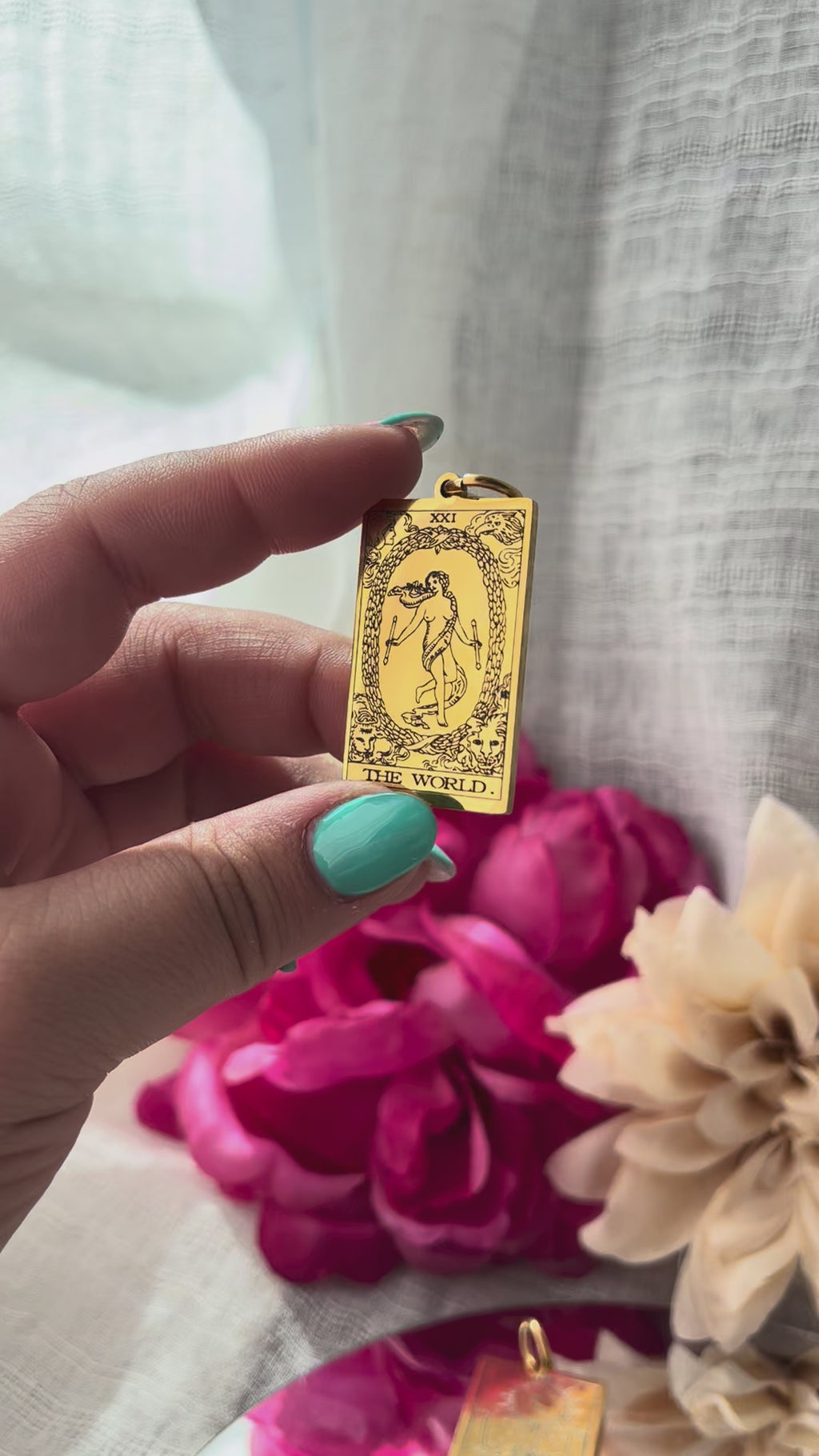 Pendentif - Carte de tarot