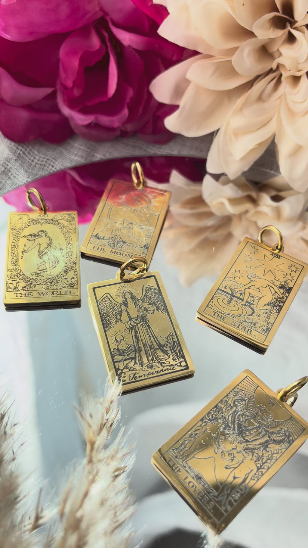 Pendentif - Carte de tarot