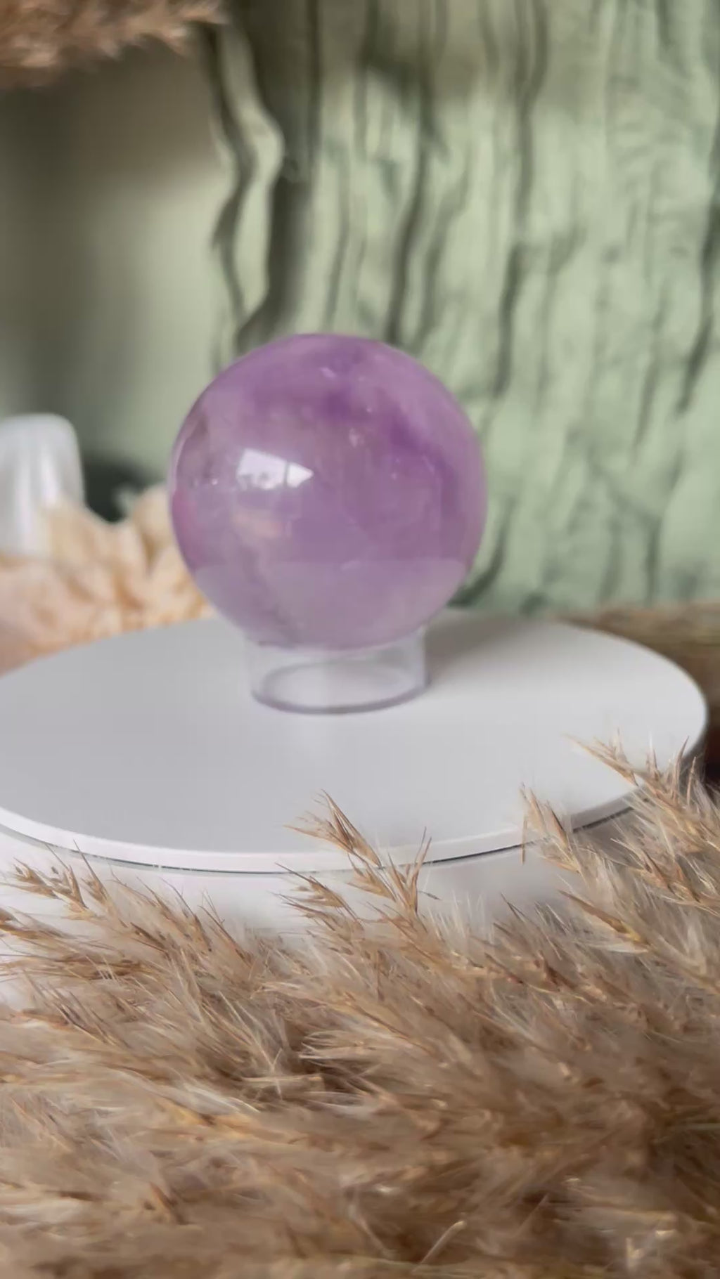 Sphère - APAISEMENT - INTUITION - DOUCEUR - Améthyste Lavande